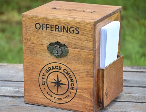 wooden offering boxes